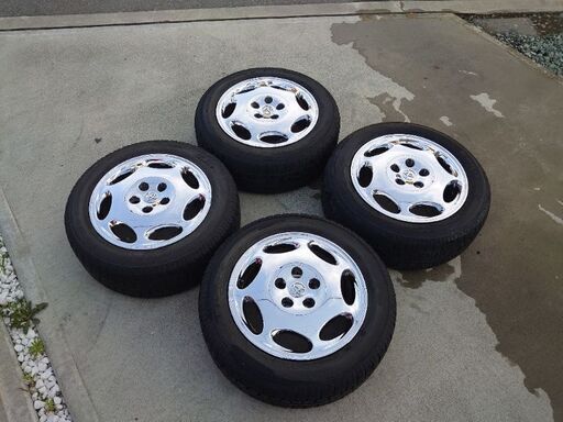 【取引中】最終値下げ　TOYOTAセルシオ純正　純正流用　メッキホイール