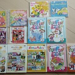 幼児英語教材DVD9枚CD4枚のセットです。