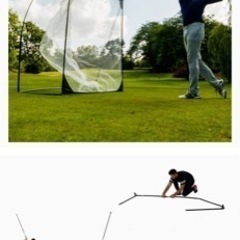 決まりました。ゴルフパター練習マット＆練習ネットの画像