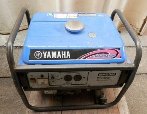 54☆YAMAHA/ヤマハエンジン発電機 EF23H 50Hz 中古品