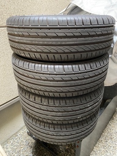 美品❗️中古⭐︎HILFY HF805 ☆165/55-15   ‼️ 15インチスチールホイールバリ山4本セット‼️