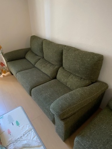 3人掛けソファー&オットマン