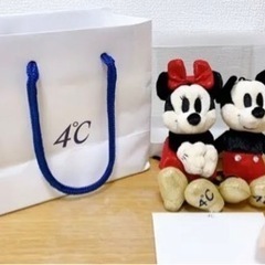 【未使用】4℃ ネックレス✨ディズニーマスコット付き❤️