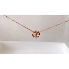 【未使用】4℃ ネックレス✨ディズニーマスコット付き❤️の画像