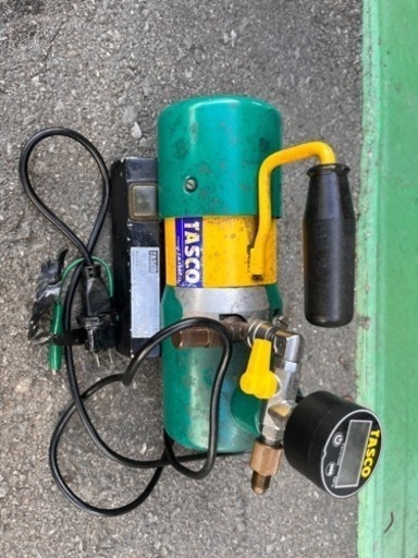 タスコ　真空ポンプ デジタルゲージ TA150CR TA141DM 付き