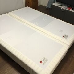フランスブランド「EPEDA」マットレス180x200cm+マッチングボックス2個80x200cmの画像