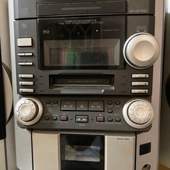 【無料】ジャンク品KENWOOD MDデッキ＋スピーカー2台の画像