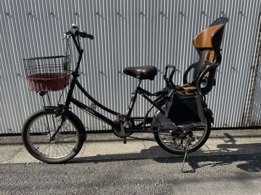 子供乗せ自転車 fides 非電動 6段切替 前後輪20インチ 子乗せ自転車