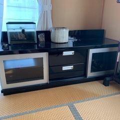 テレビ台　ピアノブラック