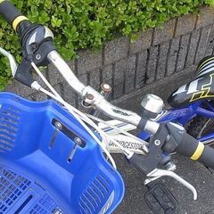 子供用自転車20インチ　ブリジストン青の画像