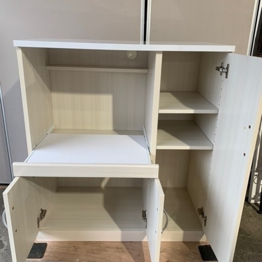 終 レンジボード キッチン収納 レンジ台 食器棚 菊TK