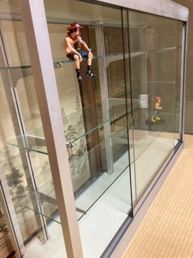 美品 ニッシン ディスプレイ ガラスショーケース