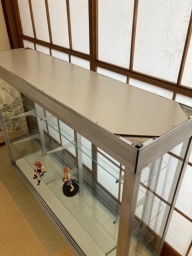 美品 ニッシン ディスプレイ ガラスショーケース 