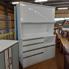 ニトリ　リガーレ　組合せ４枚扉キッチンボード　白　【愛品倶楽部柏店】の画像
