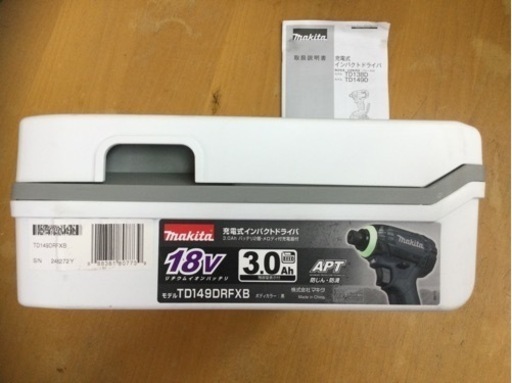 マキタ★ 18Vインパクトドライバー◆TD149DRFX★中古美品
