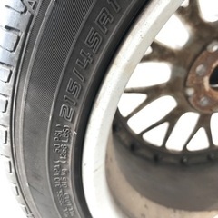 タイヤ　4本セット　傷あり　使用目的の人　おすすめ　車　レガシー　BBS 