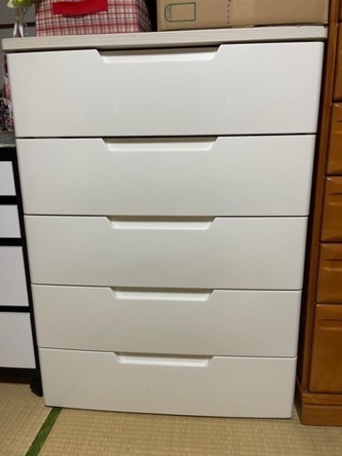 プラスチック製チェスト　5段