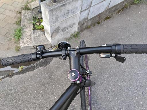 クロスバイク REUNION LILU（レユニオンリル）ブラックパープル
