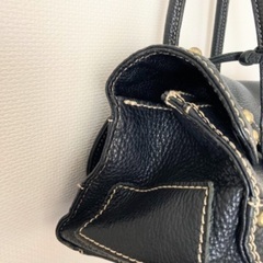 値下げ！【激レア】Vivienne Westwood 本革鍵付きバッグ　黒の画像