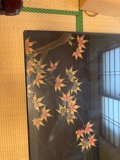 最高級輪島塗　座卓・違い棚　