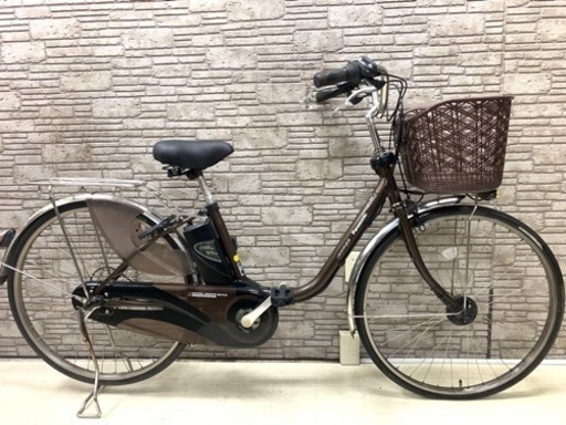 東京23区配達無料　新品バッテリー8.9Ah 新基準 Panasonic パナソニック ビビDX 電動自転車☆中古☆パナ ①