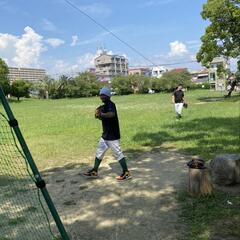 狭山池付近で楽しくノックやキャッチボールしましょう✌️