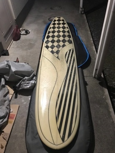 サーフィンボード　ロングボード　ケース付き