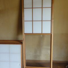 ガラス入り障子