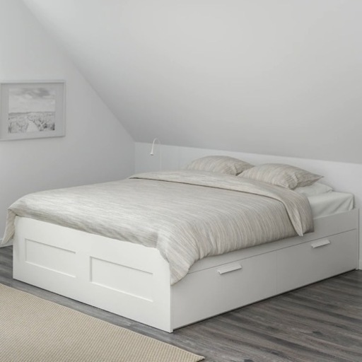 IKEA ブリムネス 収納付きベット　3点セット