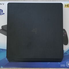 PlayStation4 ジェットブラック 最新VerのスリムPS4 箱、付属品付き