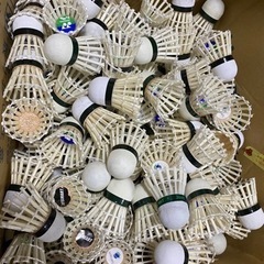 使用済みシャトル　バッティング練習