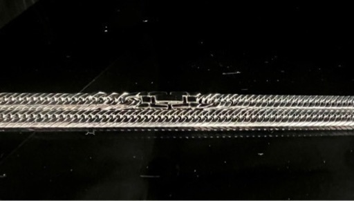 純チタン 6面 トリプル 喜平 ネックレス 50cm 新品未使用