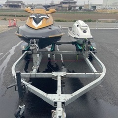 ジェットスキー　Seadoo rxt215 カワサキ　550 2艇積みトレーラー　セットの画像