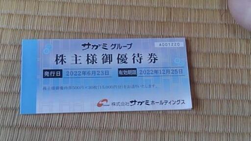 サガミグループ　食事券