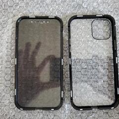 iPhone 12 【覗き防止磁石吸着両面ケース】覗き見防止/フルカバー/フィルム不要の画像