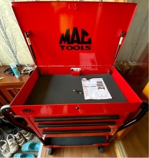 【未使用新品】マックツール Mactools ユーティリティーカート UC3919-3DRW-RD 工具箱 ツールキャビネット 