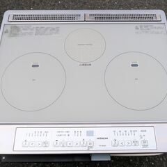 ☆日立 HITACHI HT-M60S IHクッキングヒーター ビルトインタイプ◆200V30A仕様2口IH+ラジエント予熱も過熱もコントロールの画像