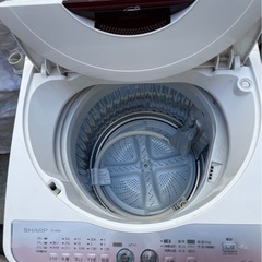 洗濯機（2012年製SHARP）の画像