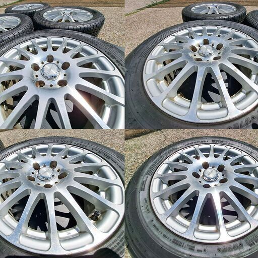 215/55/16　FALKEN　ファルケン　114.3　5穴　6.5J　オフセット＋38　タイヤ＆社外ホィール４本セット