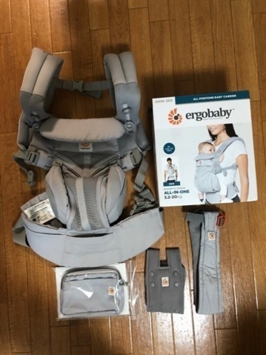 【美品】エルゴ　オムニ 360クールエア　グレー