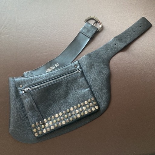 HIROKO BIS ヒロコビス ショルダーバッグ レザー 牛革ウエストポーチ