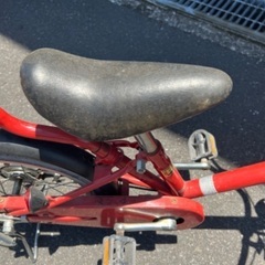 子供用自転車　１６インチ　自転車アシスト棒付きの画像