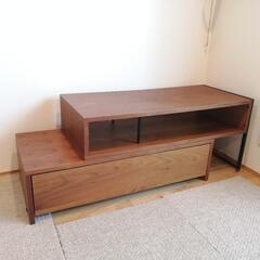 テレビボード　アイアン　ウォルナット