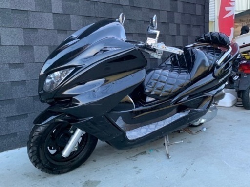 スピーカー４発‼︎ カチアゲマフラー‼︎ 【YAMAHA マジェスティ】ブラック‼︎