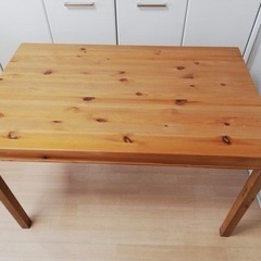 【値下げ】IKEA ダイニングテーブル　イスの画像