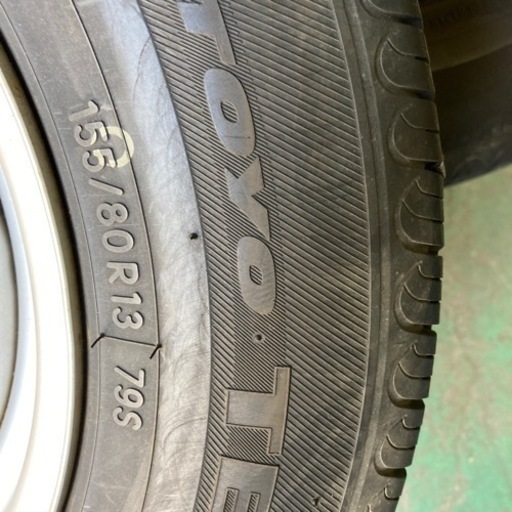 トヨーテック　タイヤ鉄ホイール付き　3本セット