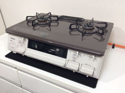 （9/19受渡済）YJT4746【Paloma/パロマ ガスコンロ LPガス】美品 2016年製 IC-N86KHA-R 家電 キッチン ガステーブル 右側強火 ホーロートップ