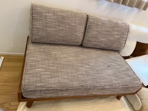 決まりました)unico 2人掛けソファ＋オットマン アルベロ