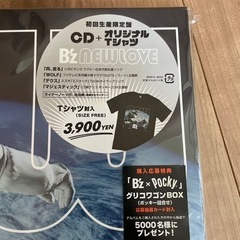 B’z NEWLOVE CD&オリジナルTシャツの画像