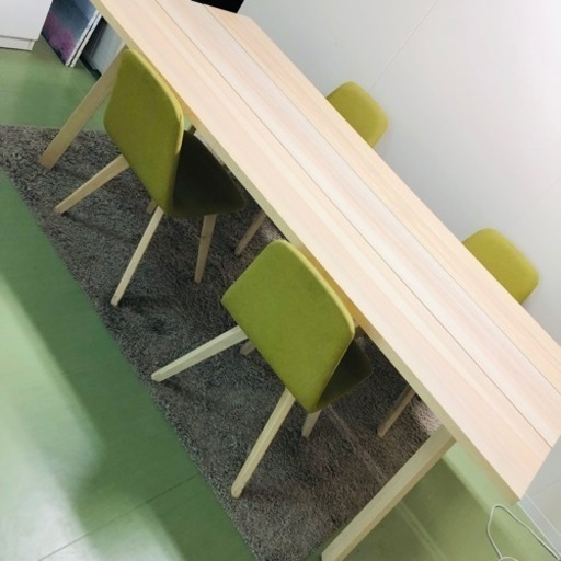 【F】未使用　展示品　IKEA（イケア）テーブル　おまけ（椅子付き）
